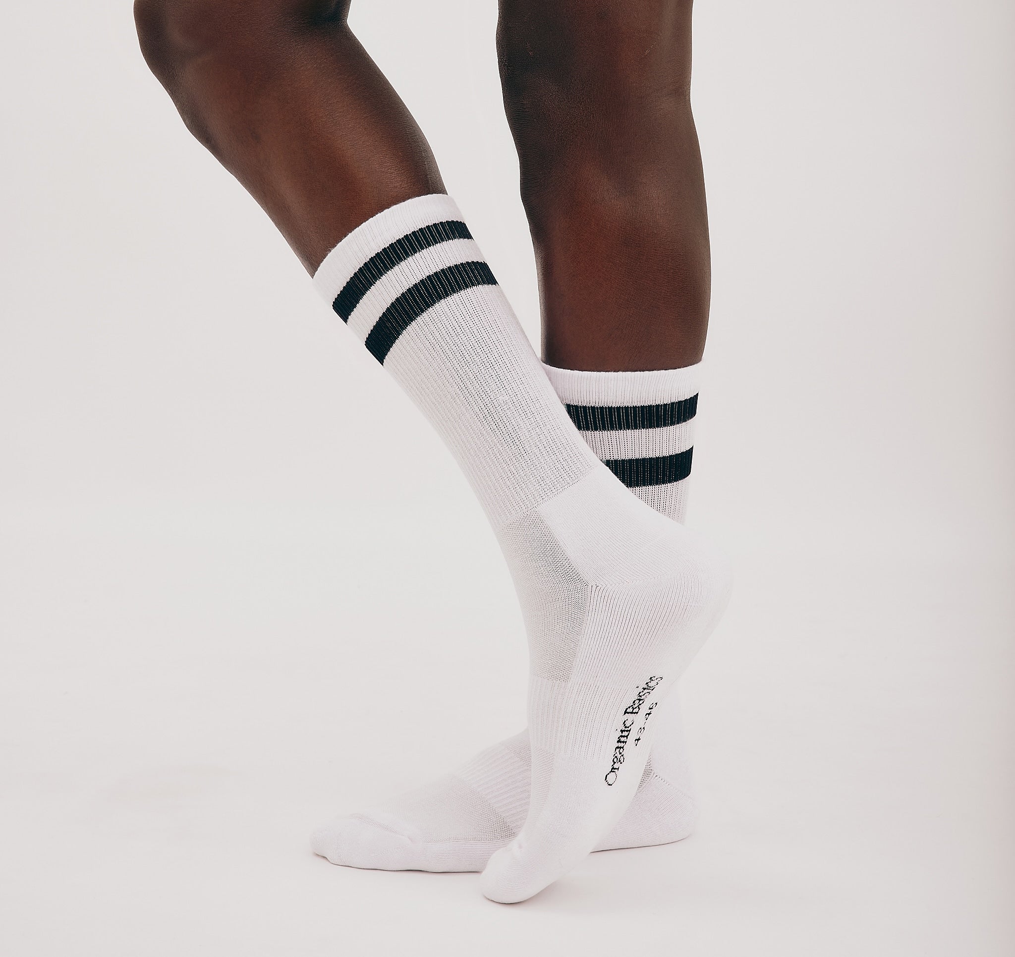 COTTON<br>Core Stripe Crew Socks 2-pack