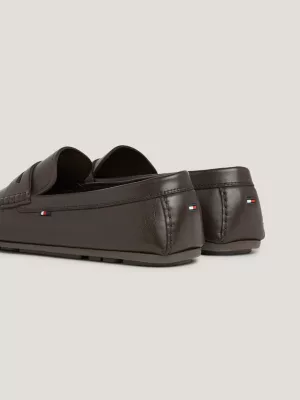 Mocassins de couro Signature