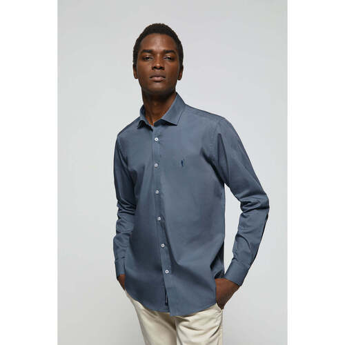 Polo Club - RIGBY GO SHIRT SLIM POPLIN Azul