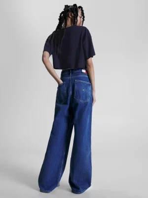 Camiseta Letterman Cropped Oversized