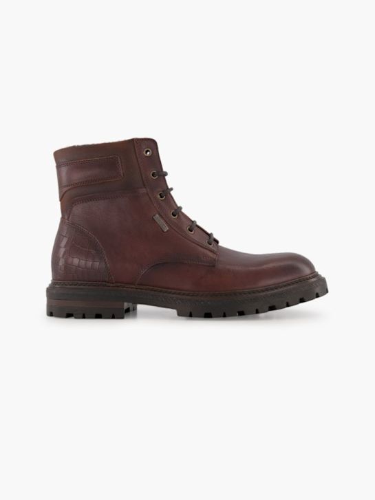 AM SHOE Schnür-Stiefelette Braun