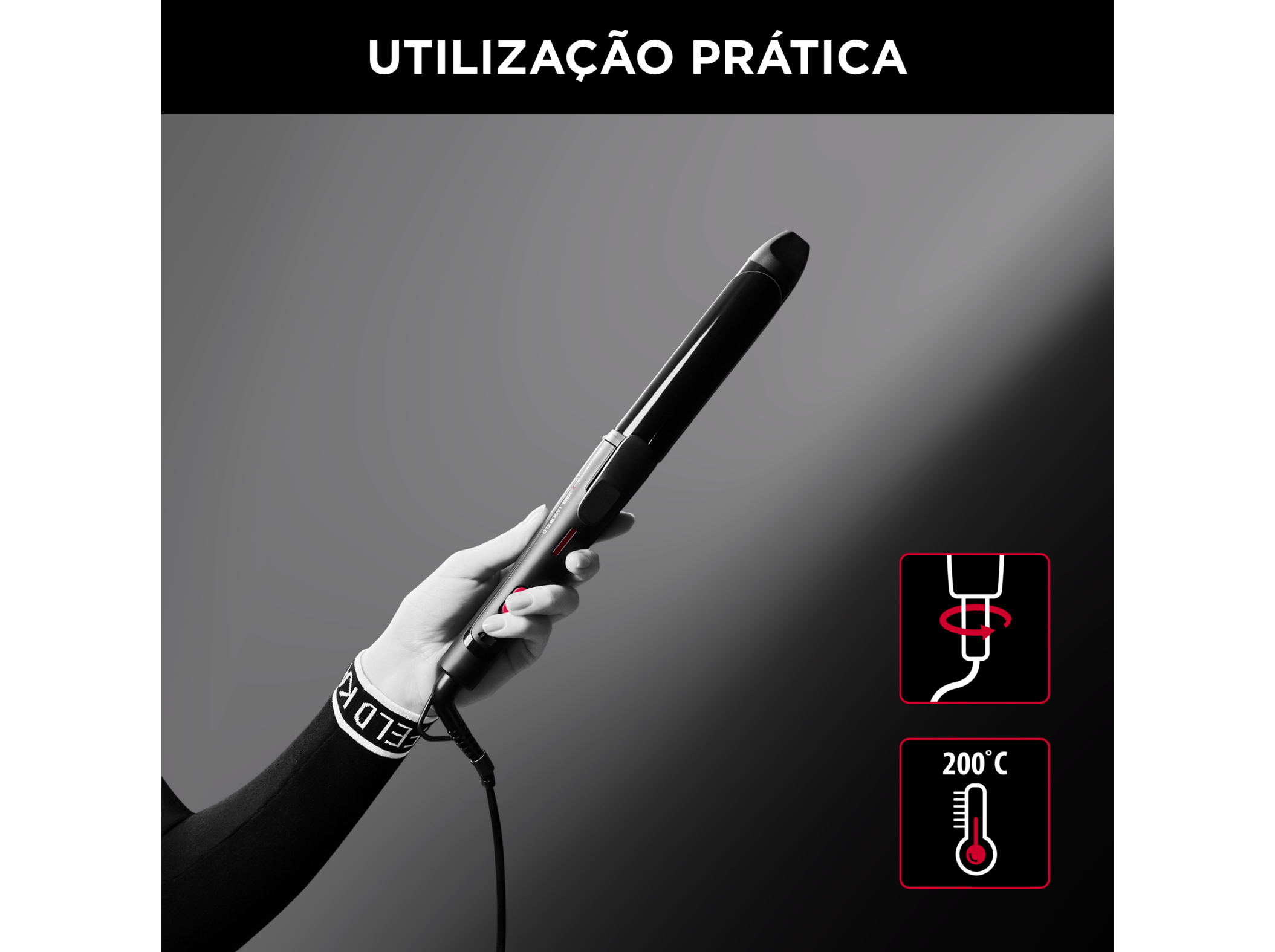 SECADOR DE CABELO CV6430F0 E MODELADOR CABELO CF322LFO ROWENTA