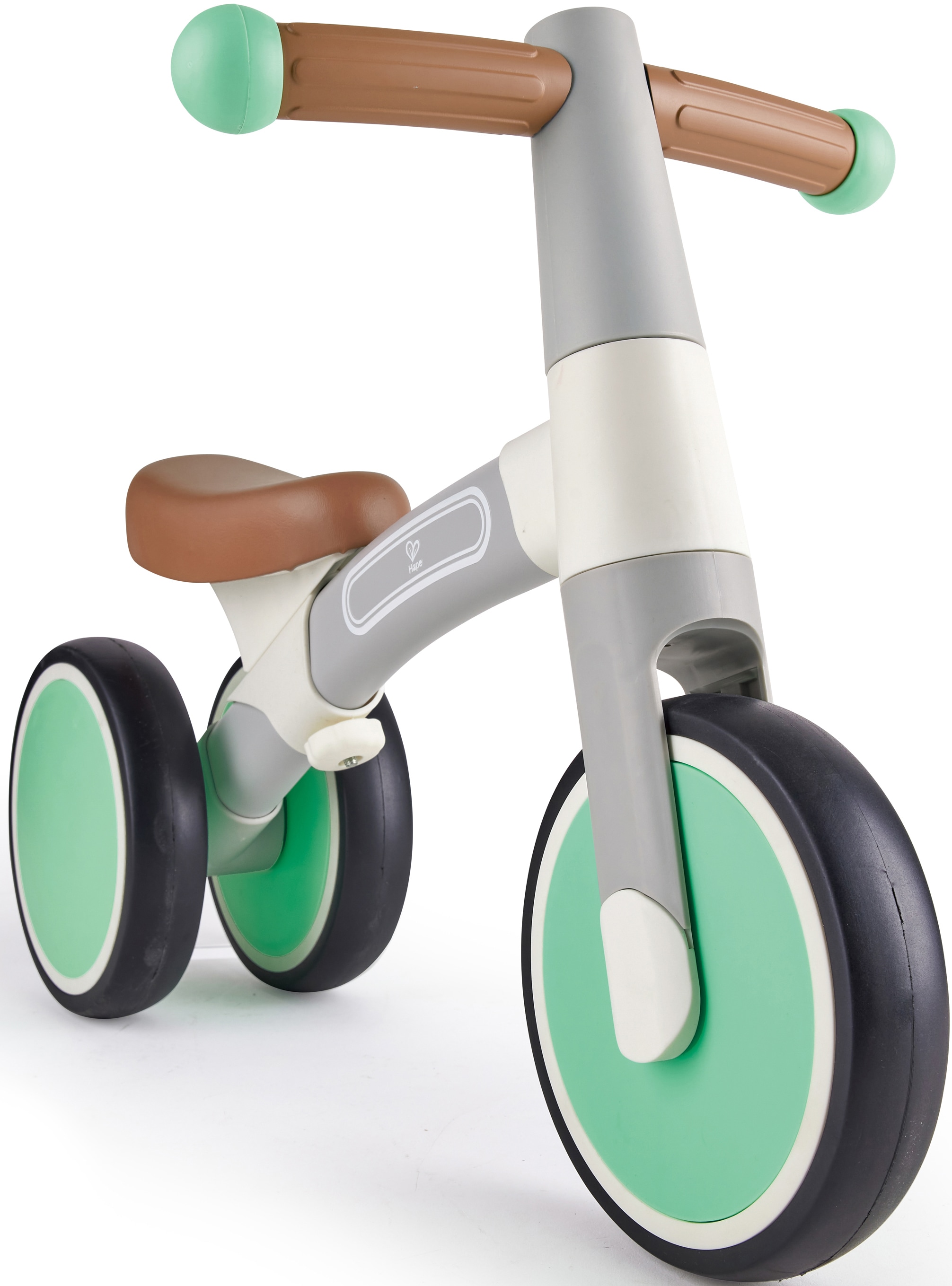 Hape Dreirad »Mein erstes Lauf-Dreirad, Hellgrau« mit leichtem Aluminiumrahmen