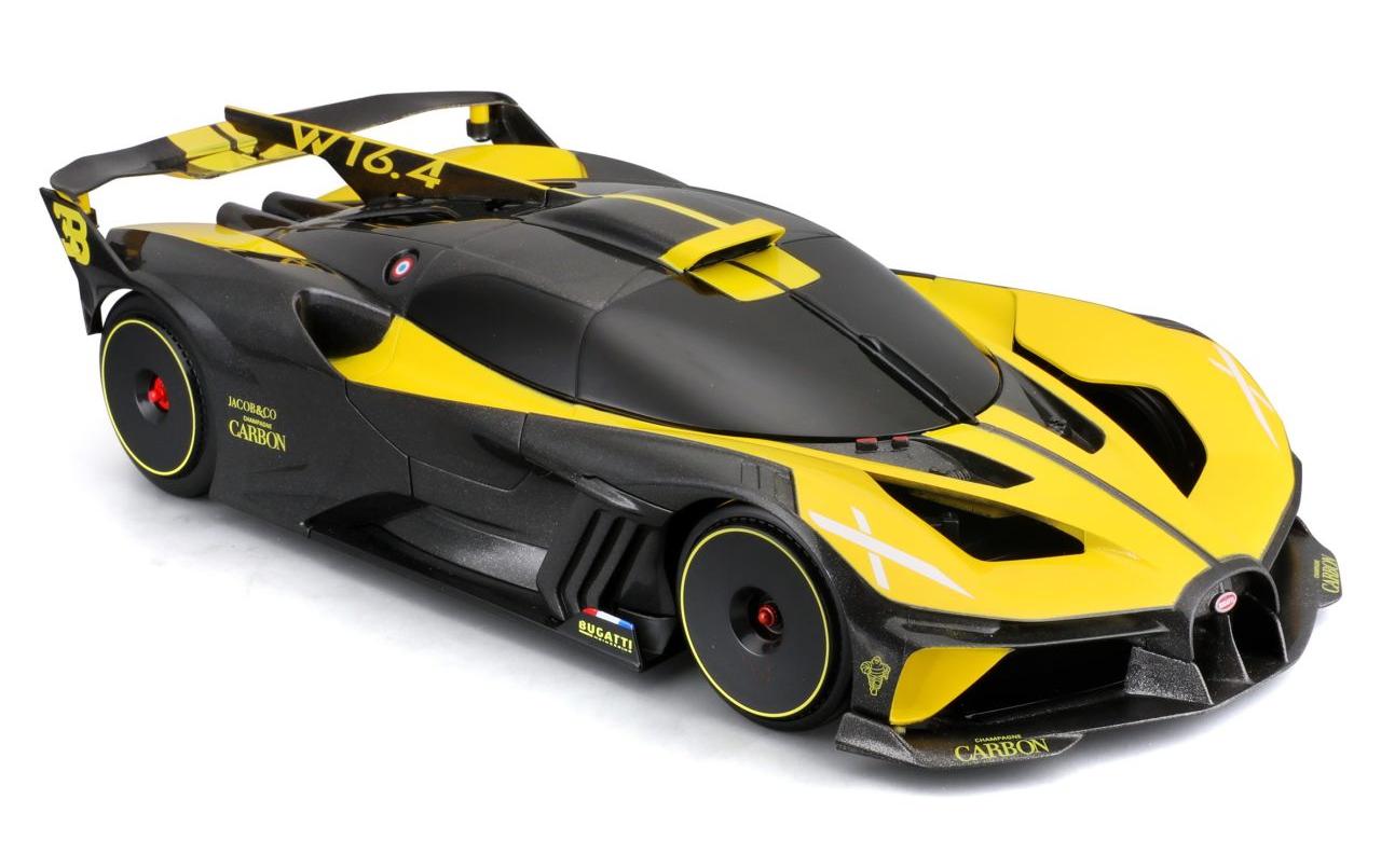 Rennwagen RC Bugatti Bolide 1/14, GelbFerngesteuertes Spielzeug