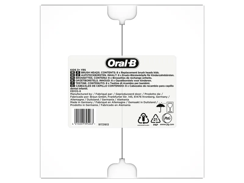 Oral-B Kids Frozen Tandbørstehoveder - 8-pak