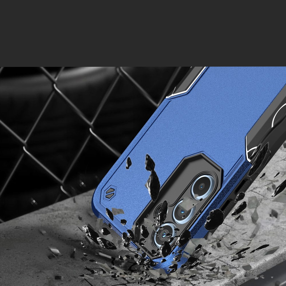 Samsung Galaxy A54 5G Hybrid Bumper Hülle mit Kunststoff Rückseite - Schwarz