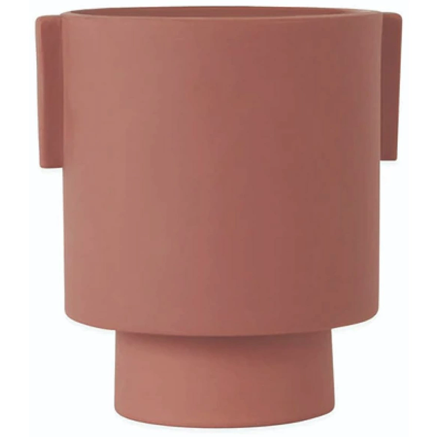 OYOY Vase Inka Kana Topf red