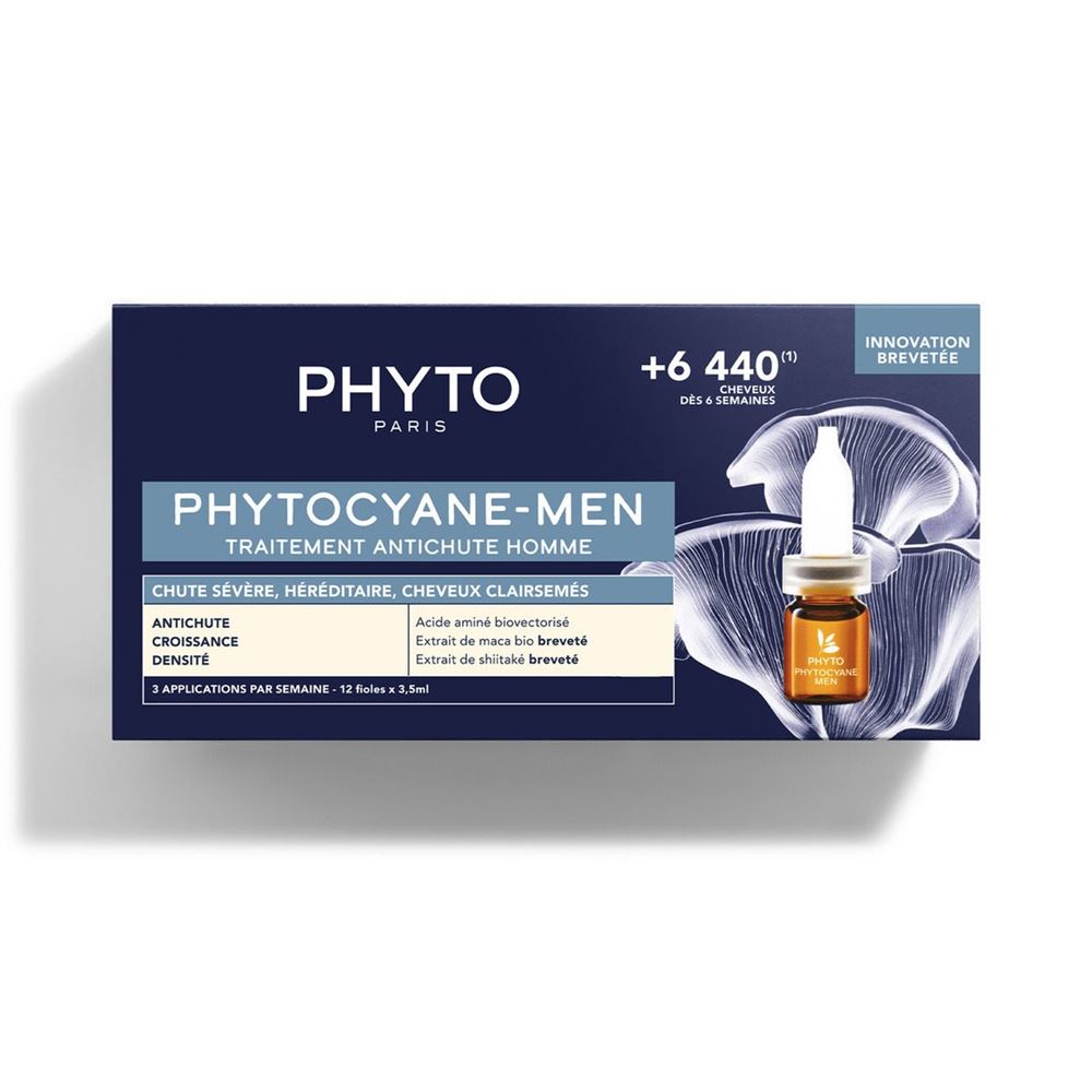 PHYTO Phytocyane Men Prog<br>12 × 3.5 ml, Flasche, flüssig, französisch