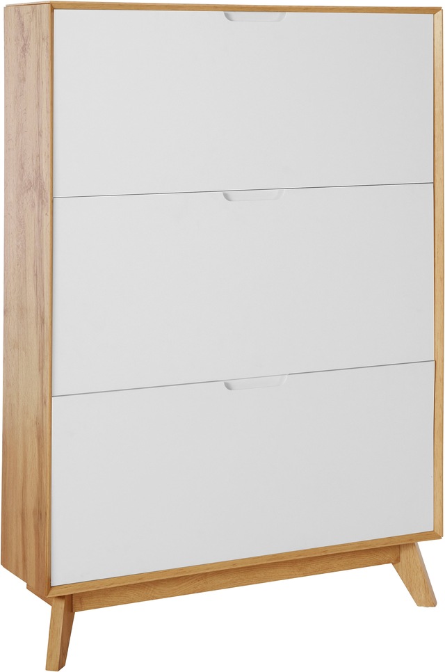 andas Schuhschrank »Pandrup« mit 3 Klappen, ca. 8 Paar Schuhe pro Klappe, Höhe 125 cm