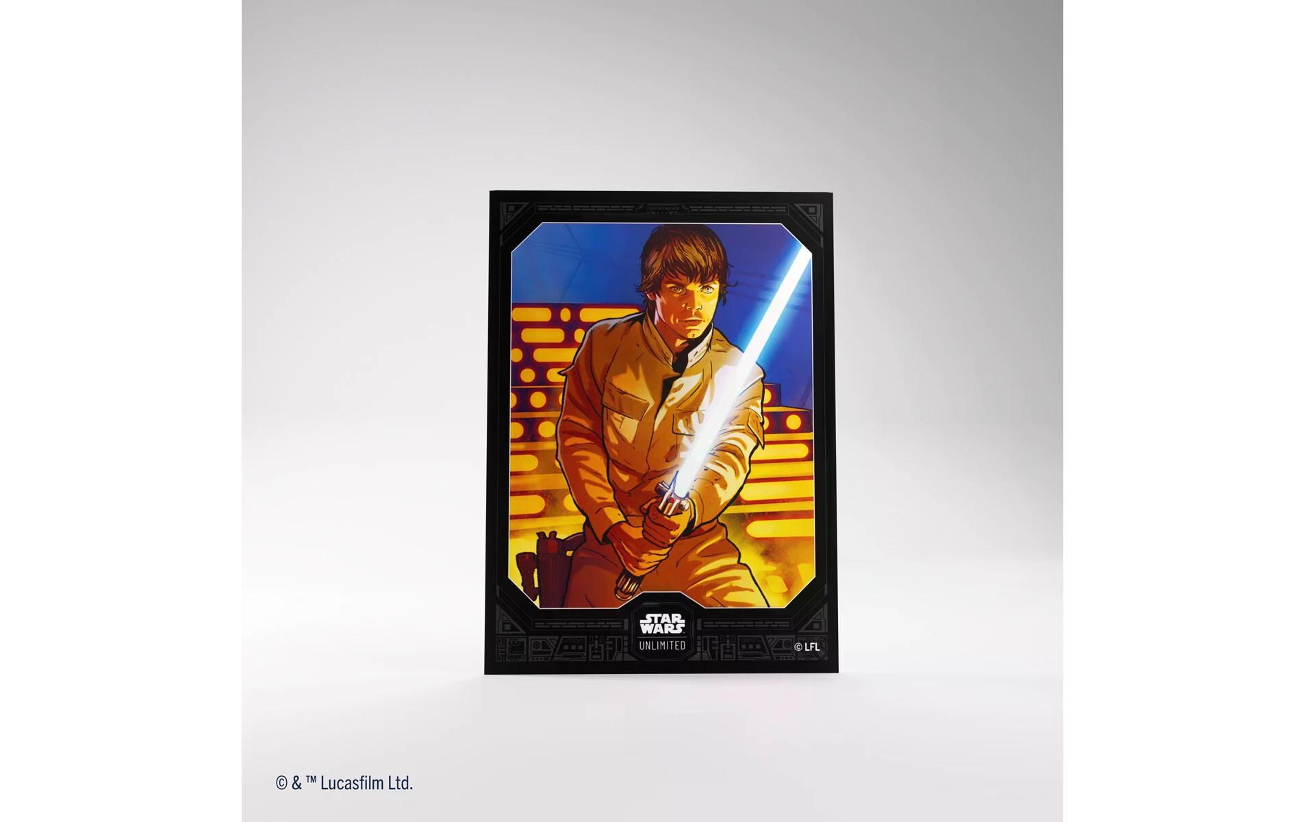 Kartenhülle Art Sleeves Luke Skywalker 60 +1 Stk.Bedruckte Kartenhüllen in Standardgrösse
