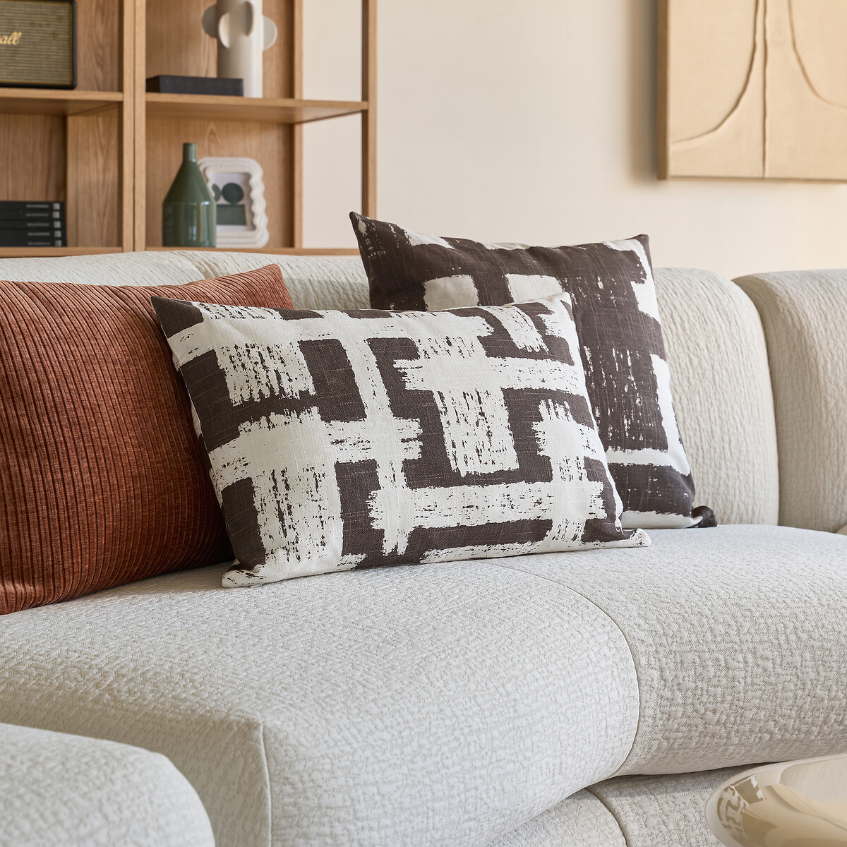 LA REDOUTE INTERIORS<br>Capas de almofada 50x50 cm, algodão, Penki
