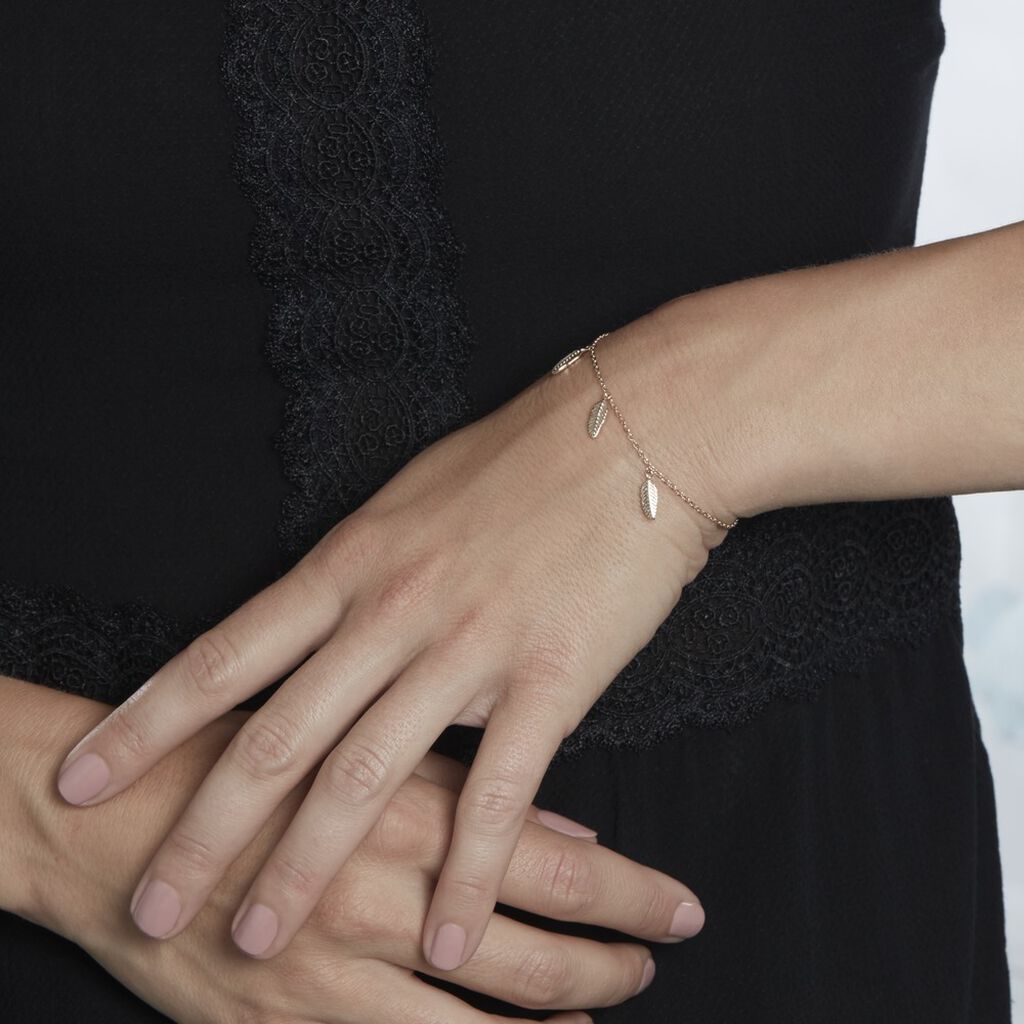 Bracelet Plaqué Or Jaune Libby