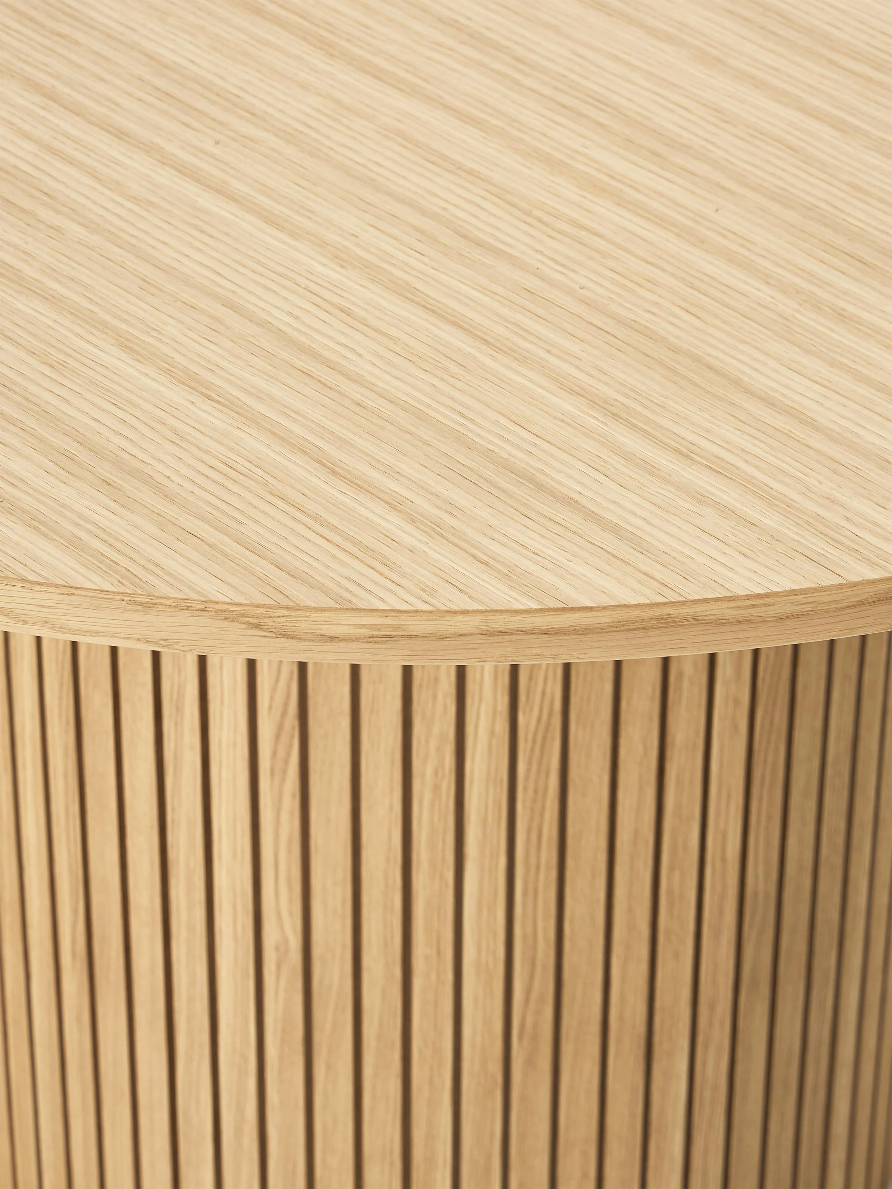 Uitschuifbare eettafel Filo met groefstructuur, in verschillende formaten