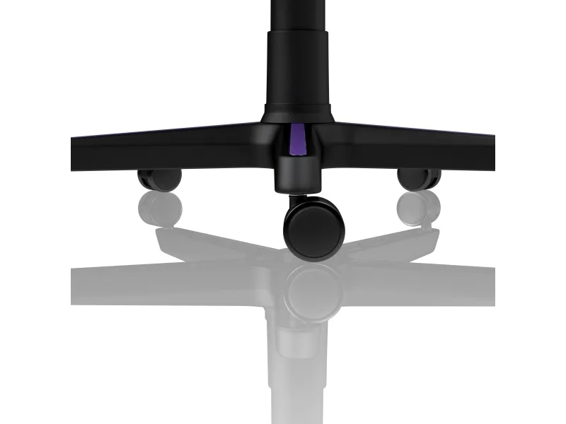 Nitro Concepts S300, Polstret vatteret sæde, Polstret vatteret ryglæn, Sort, Lilla, Sort, Lilla, Stof, Skum, Stof, Skum