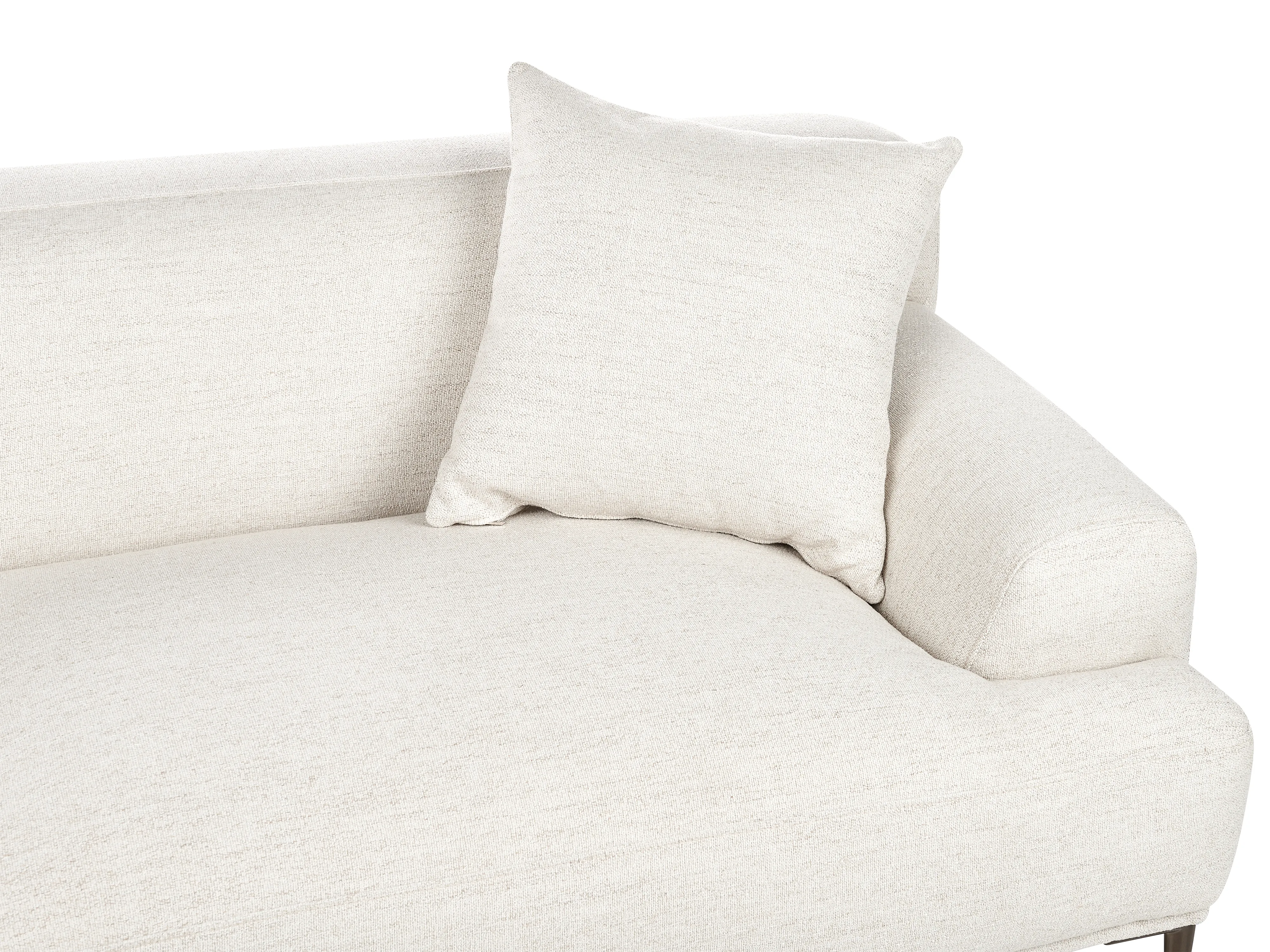 Bank 3-zits MATILA Stof Lichtbeige