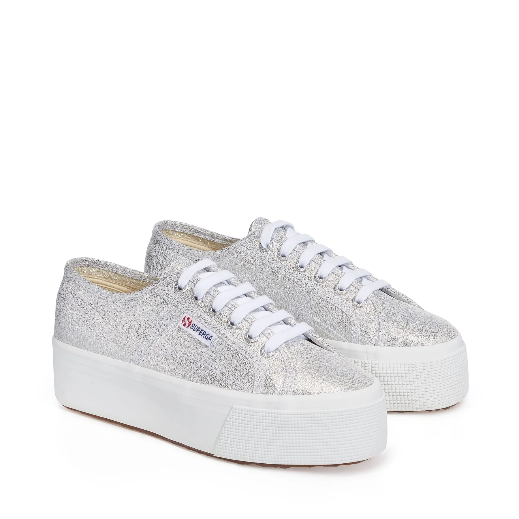 2790 PLATFORM LAME-GREY SILVER