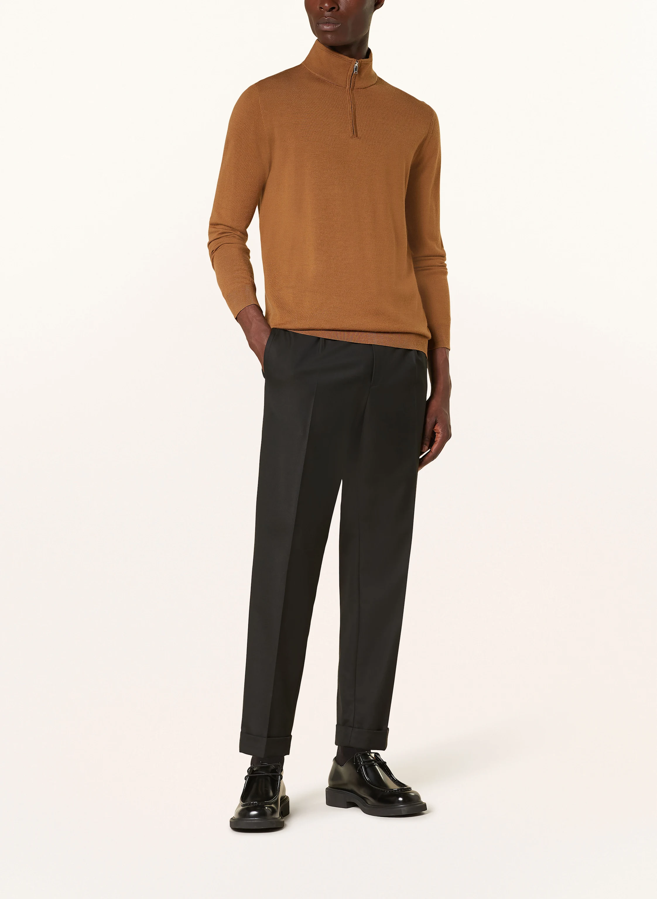 REISS Troyer BLACKHALL aus Merinowolle