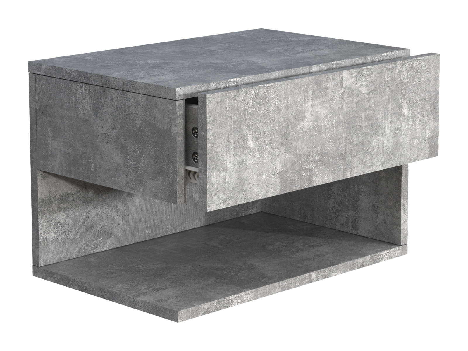 Wandschublade USAL XL - betongrau - 45 cm