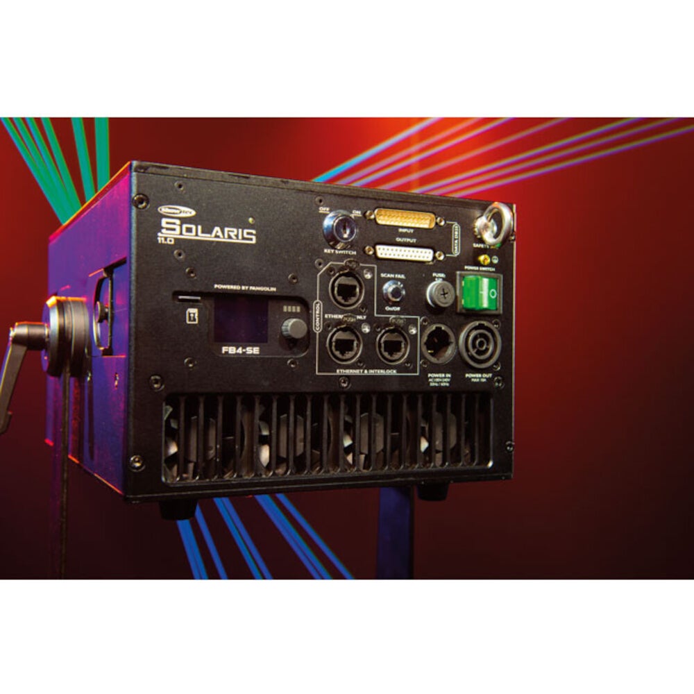 Showtec Solaris 3.0 RGB laser met ILDA