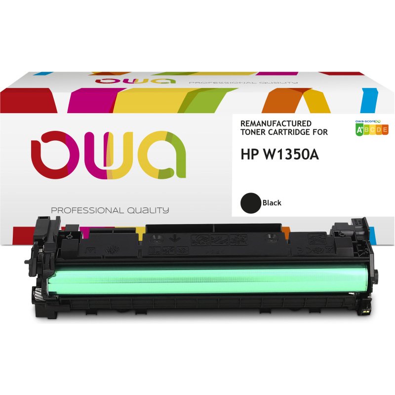 Toner remanufacturé OWA - standard - Noir - pour HP W1350A