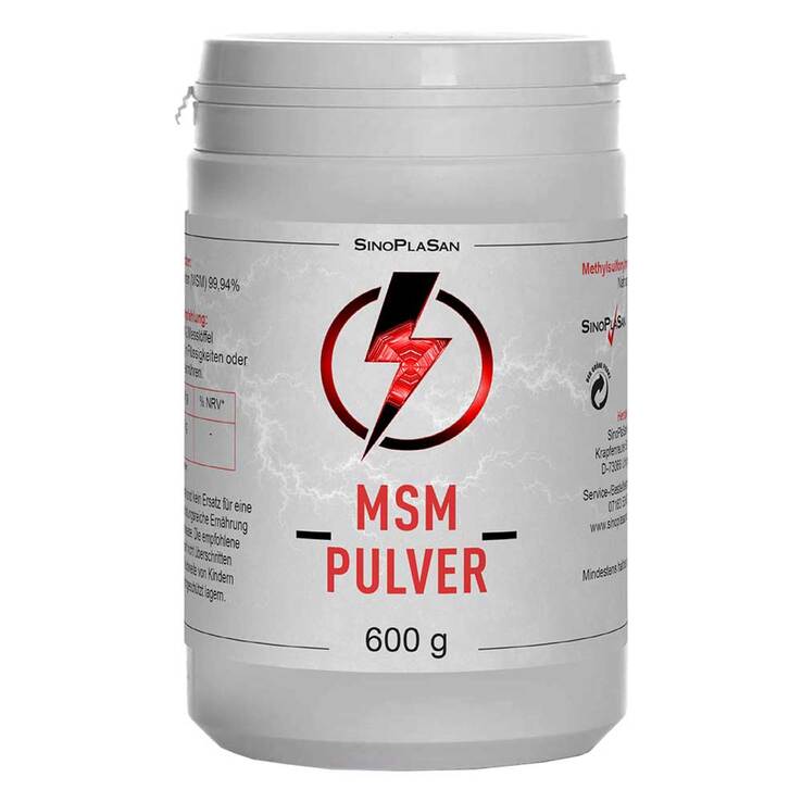 MSM Pulver Pur 99,9% Methylsulfonylmethan, 600 g