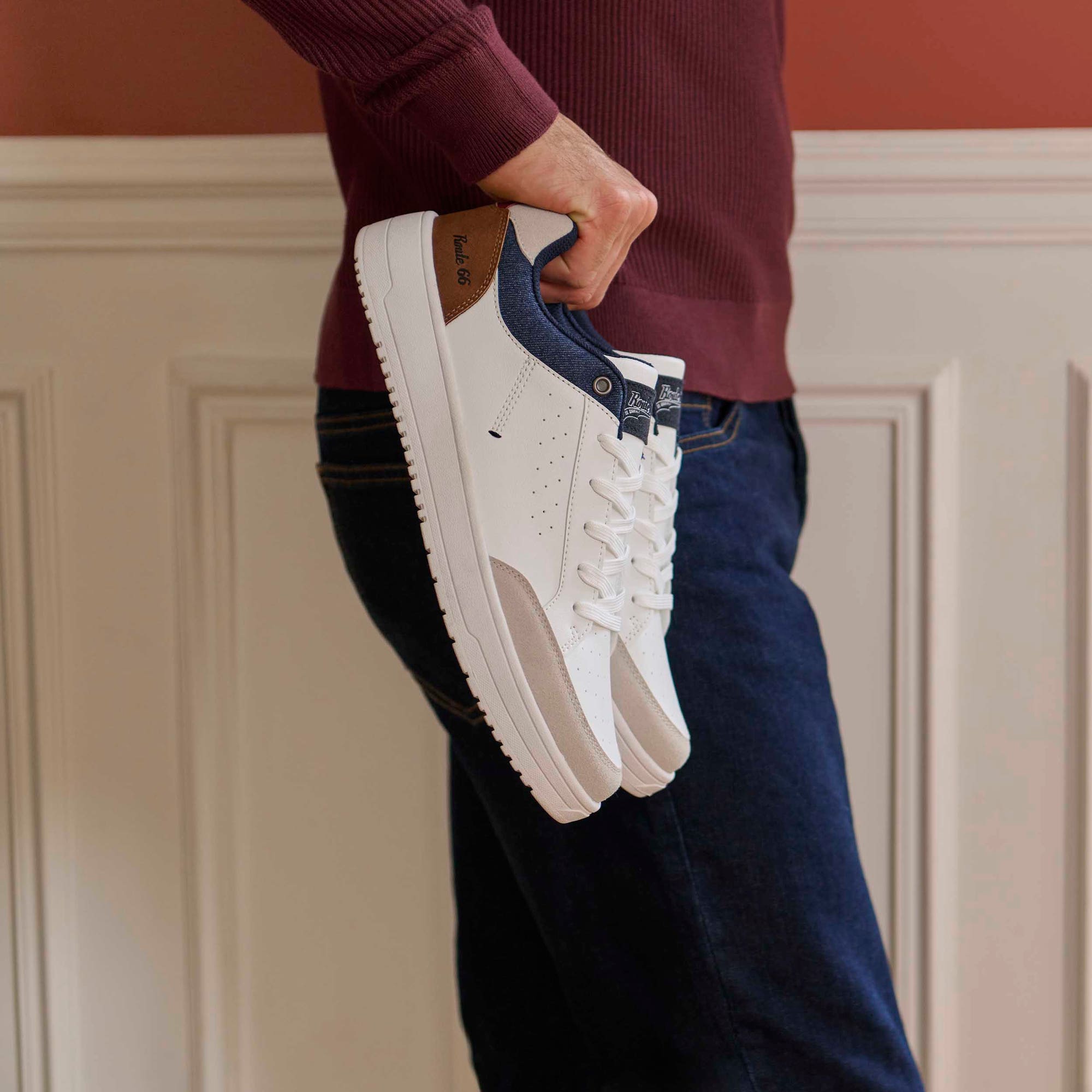 Baskets basses Homme blanc