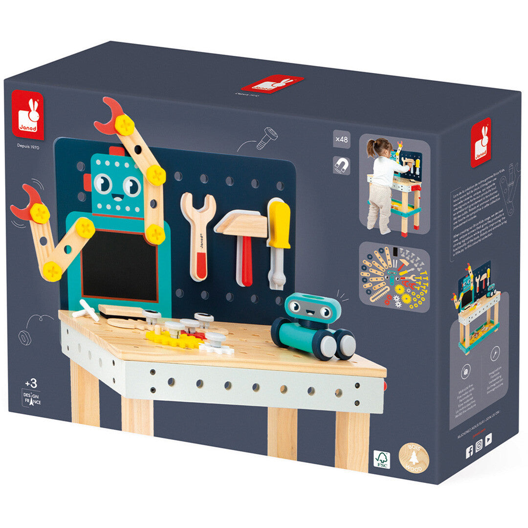 Janod werkbank robot brico'kids