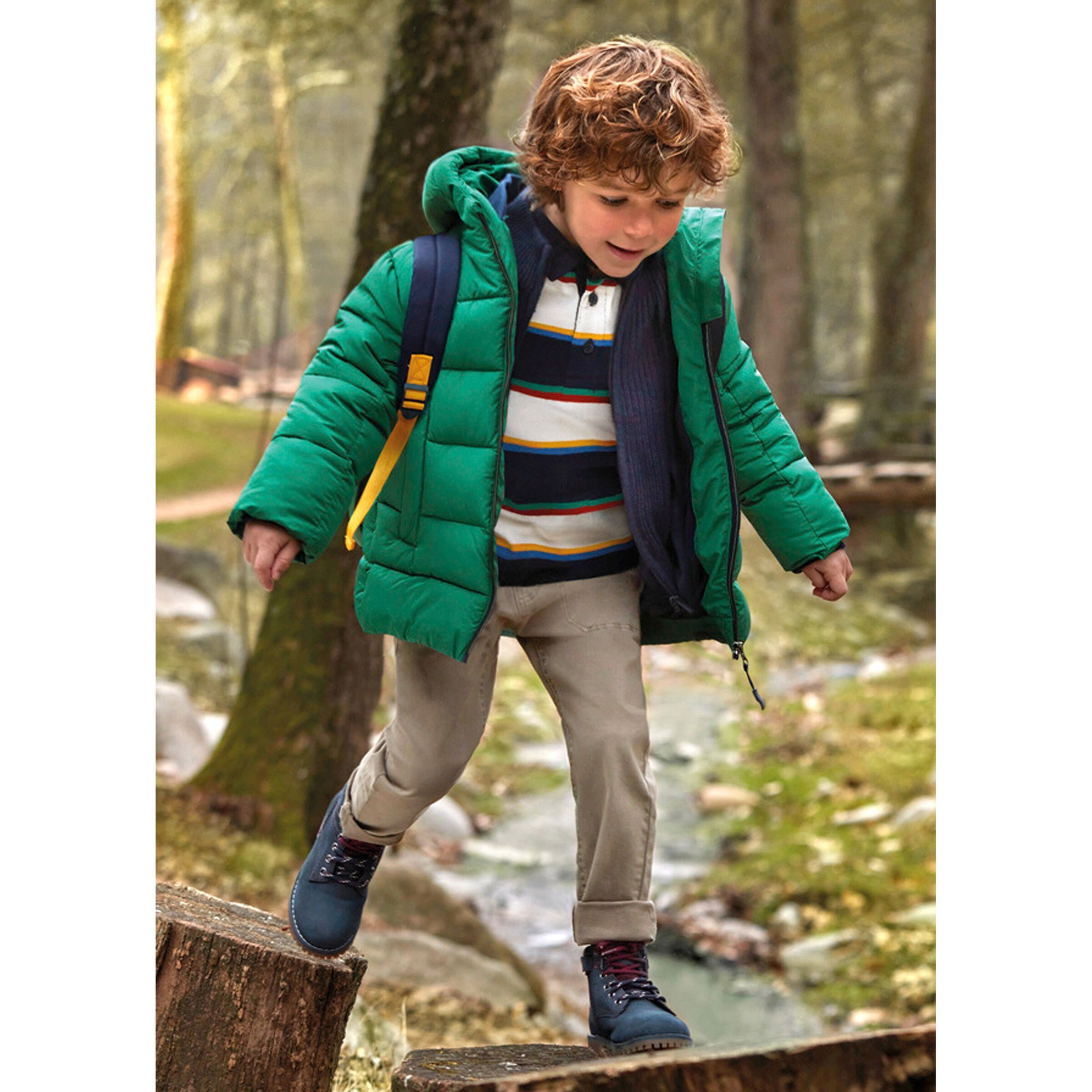 Mayoral Steppjacke mit Kapuze grün