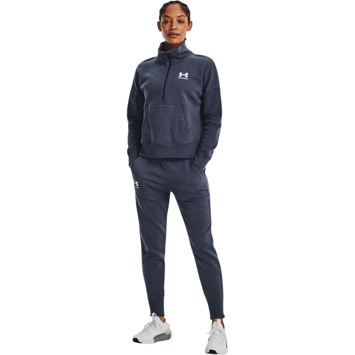 Under Armour Rival Fleece Half Zip Sweatshirt Dame