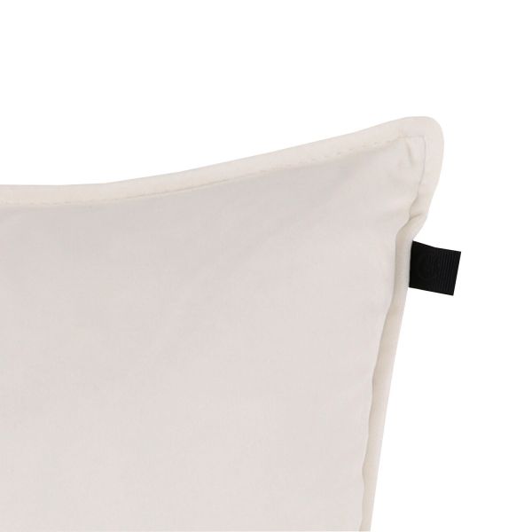 Overseas Middlestitch Kussen - 60 x 60 cm– Velours – Beige