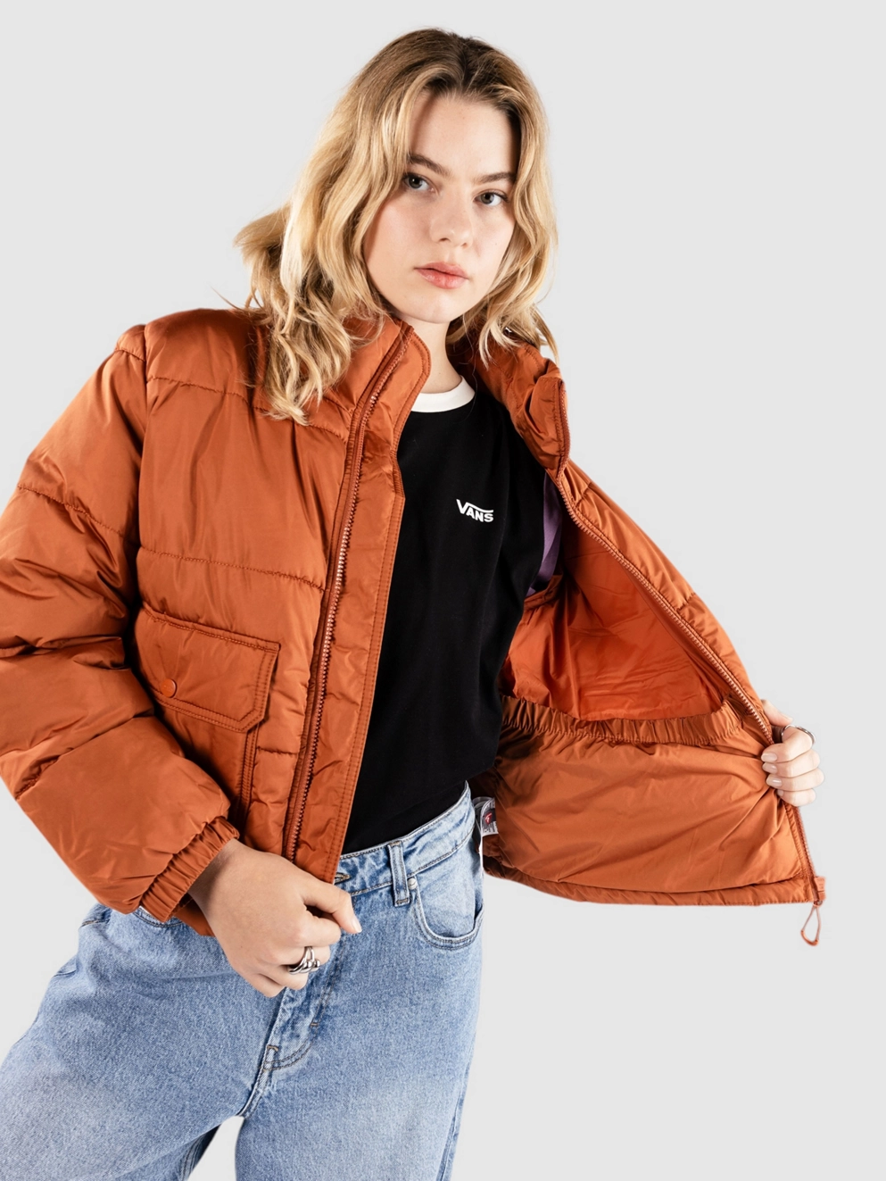 Vans MTE Aubrey Primaloft Puffer Jacket auburn