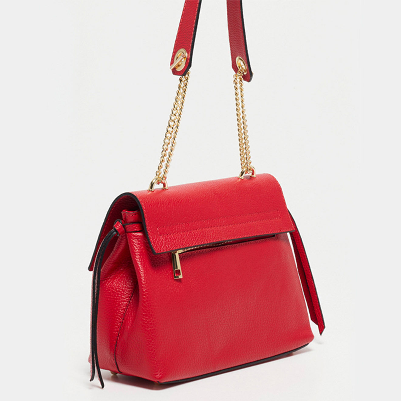 Christian Laurier Sac porté épaule en Cuir Grace rouge - 27x18x11 cm