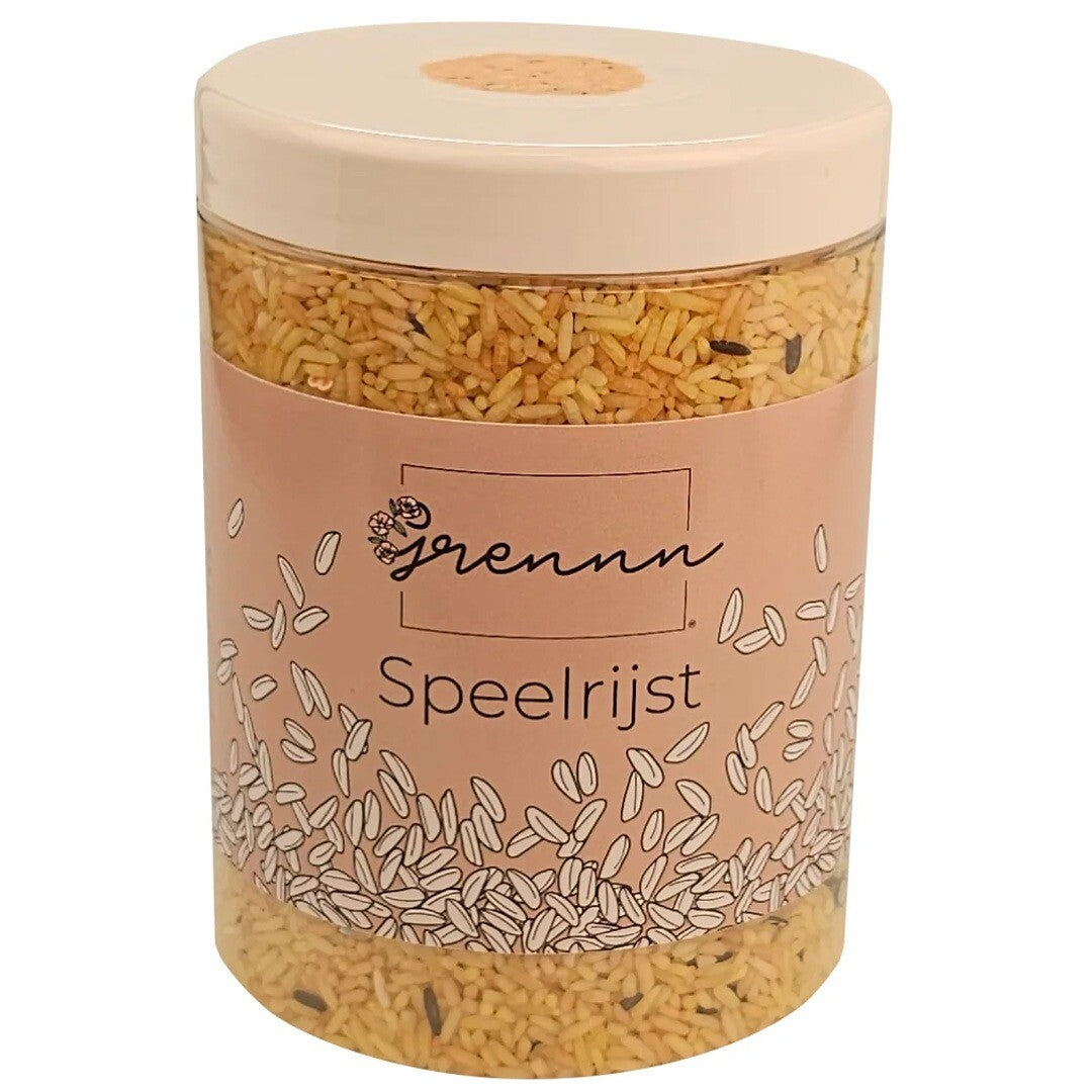 Grennn speelrijst bijen mix - 750 gr