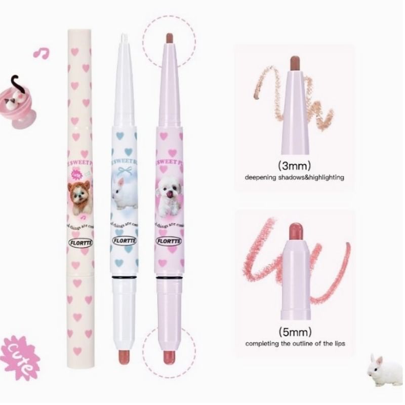 FLORTTE - 2 in 1 lippotlood - 5 kleuren