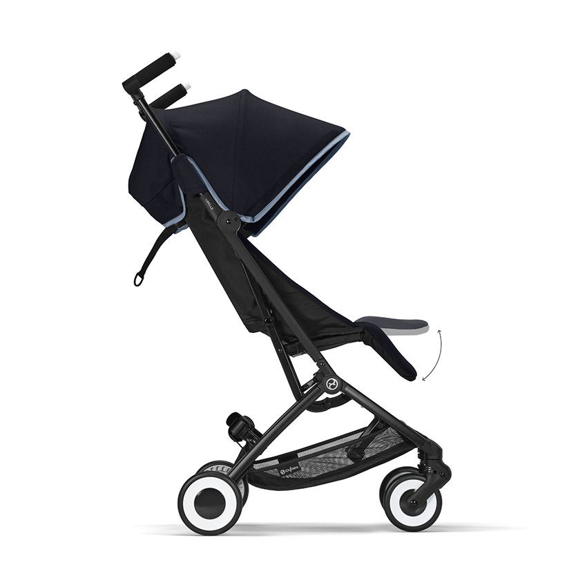 Poussette ultra-compacte Libelle 2023 ocean blue - Ecru