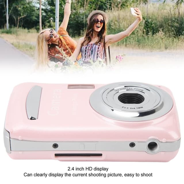 1080P, 16 MP kompakt digitalkamera med 2,4-tommer skærm