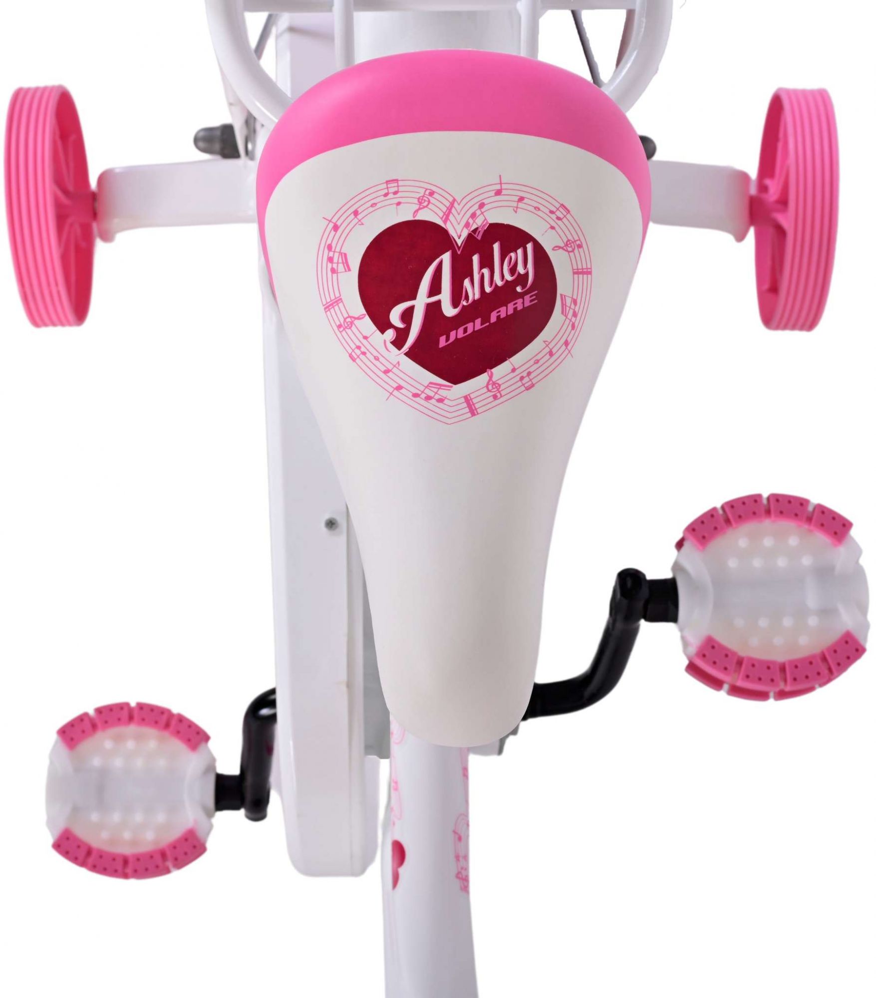 TPFSports Ashley Kinderfahrrad - Mädchen - 12 Zoll - Rücktritt + Handbremse - Weiß