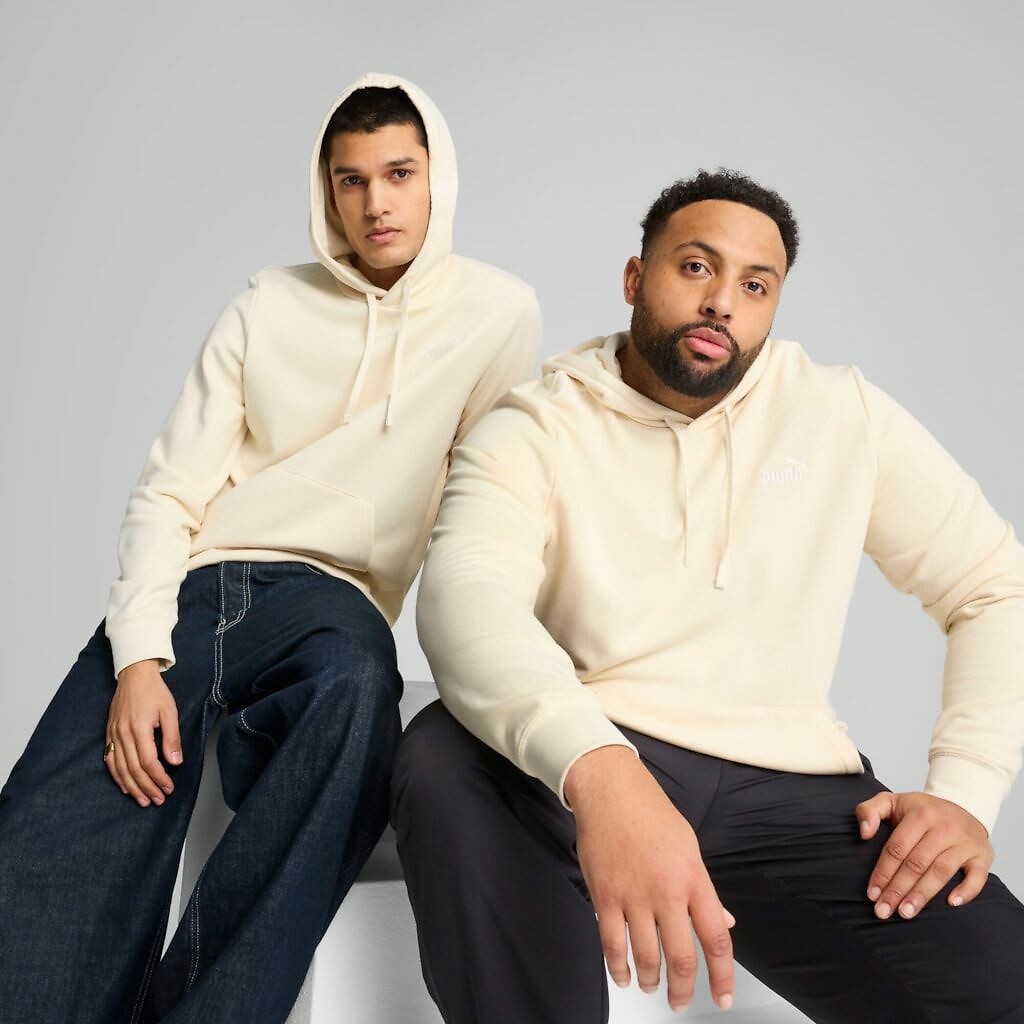 PUMA<br>Moletom com capuz da Essentiel com logo pequeno