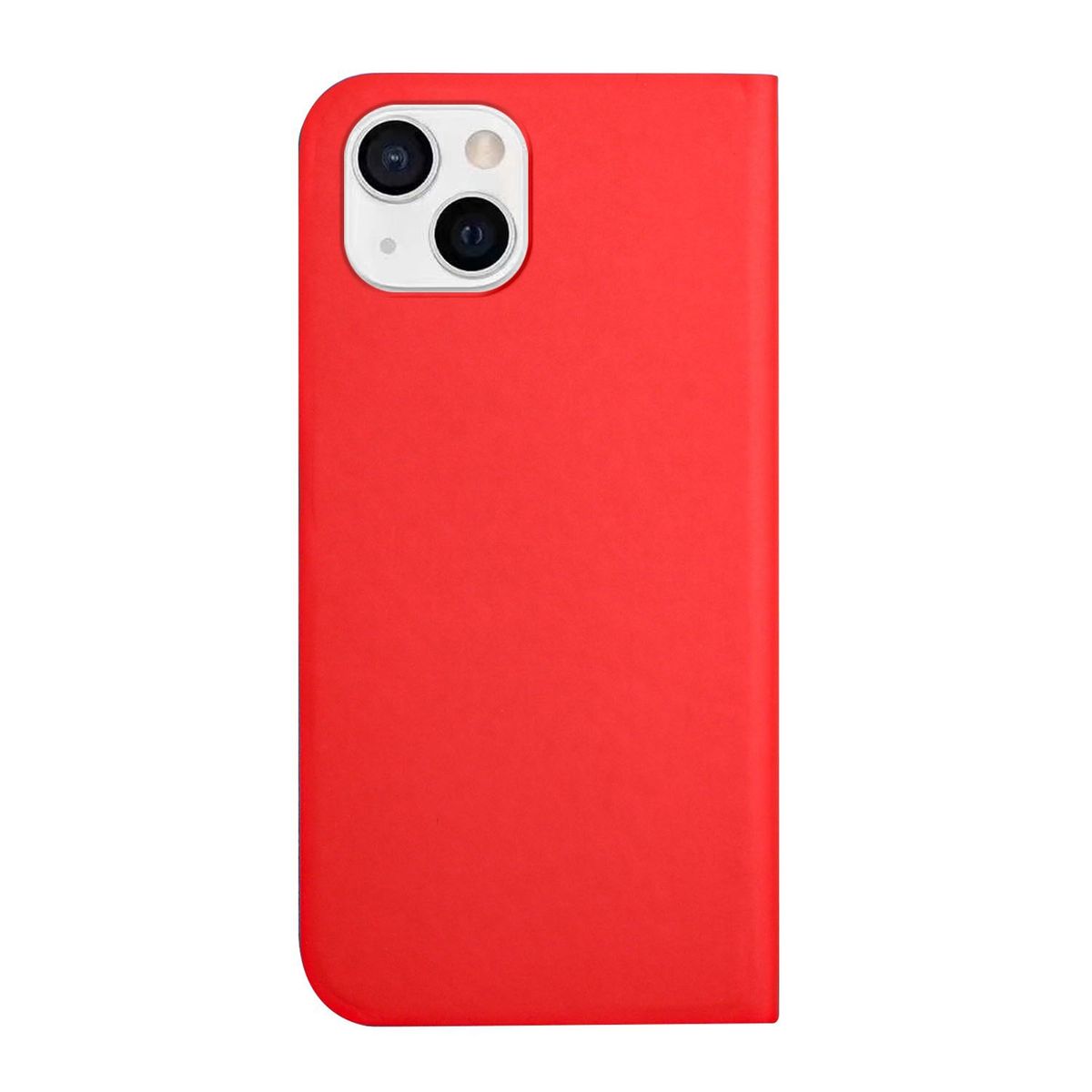 Hülle Handy Schutz für Apple iPhone 13 mini Case Flip Cover Tasche Etuis Rot Neu