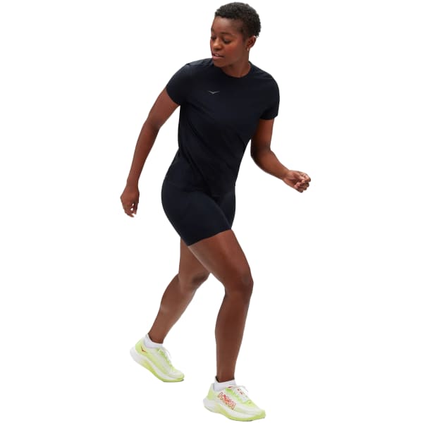T-shirt trail HOKA ONE ONE AIROLITE RUN SHORT SLEEVE W BLACK
