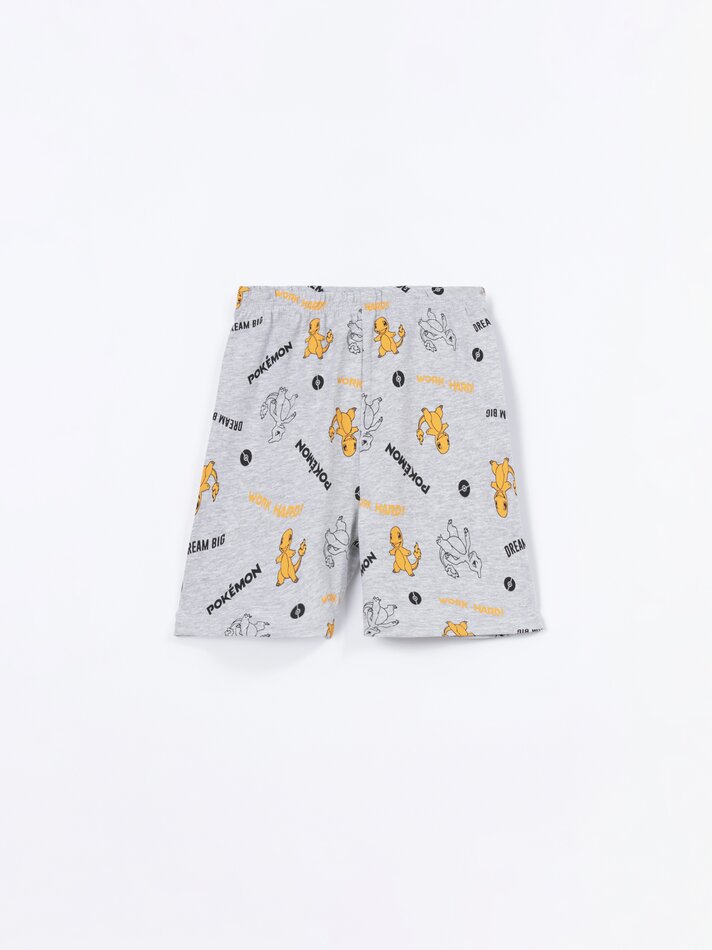 Conjunto de pijama curto estampado Pokémon™ - Branco