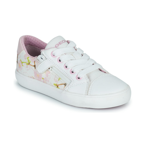 Geox - J GISLI GIRL B - Rose / Blanc