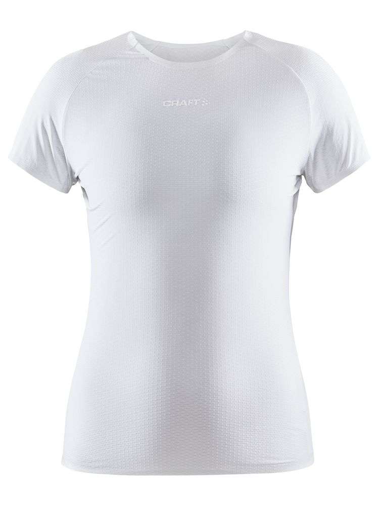 Craft Pro Dry Nanoweight Ondershirt Korte Mouwen Wit Dames