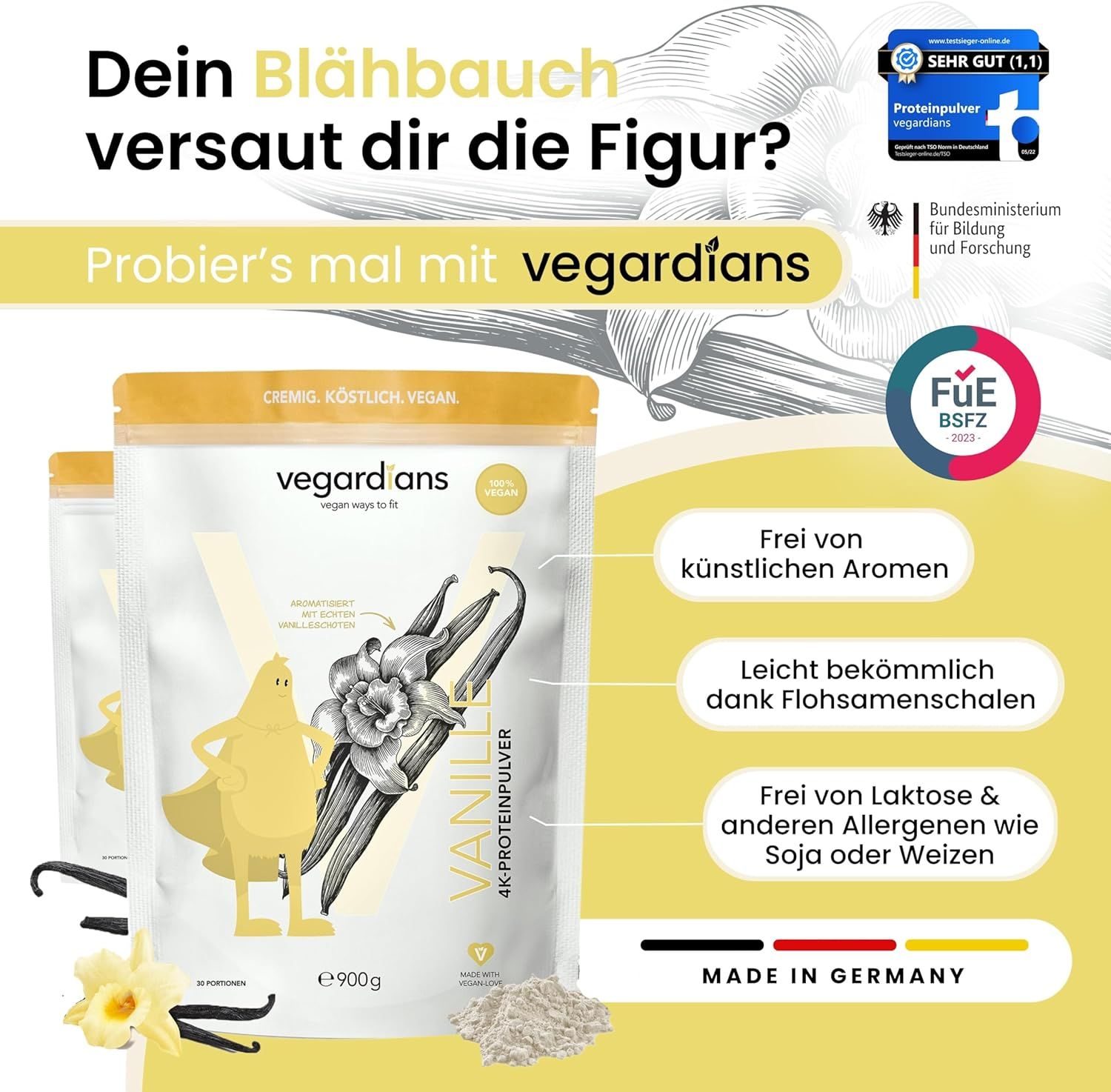 vegardians All-In-Vegan Vanille