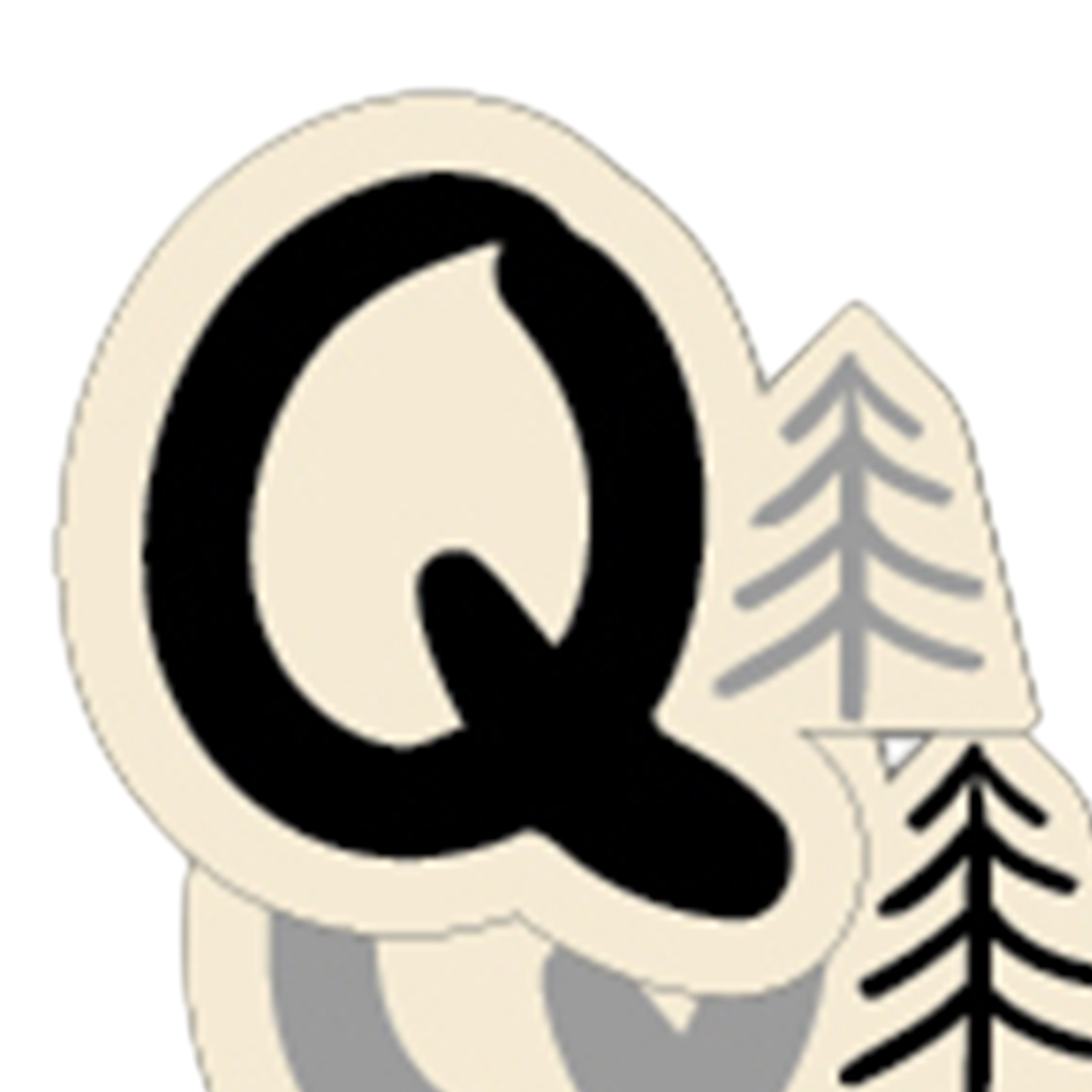Buchstaben klein Q