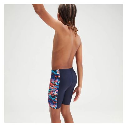 Maillot de Bain Speedo Enfant Jammer Allover Panel bleu marine/bleu