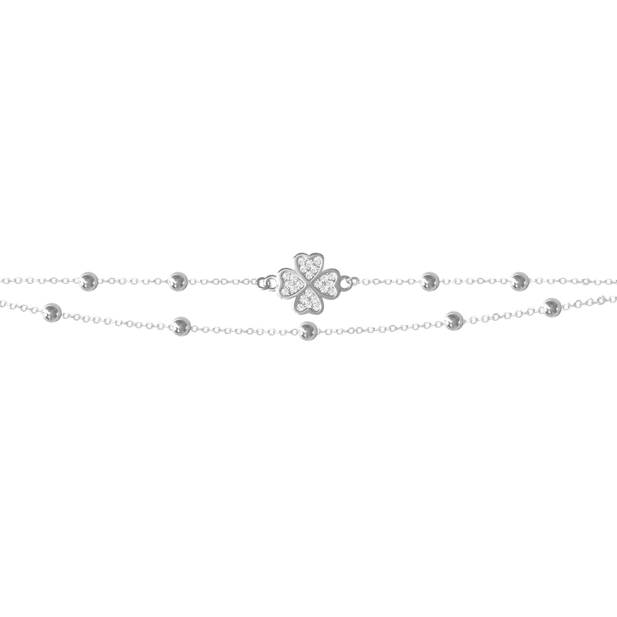 Bracelet étoiles argent 925 oxyde