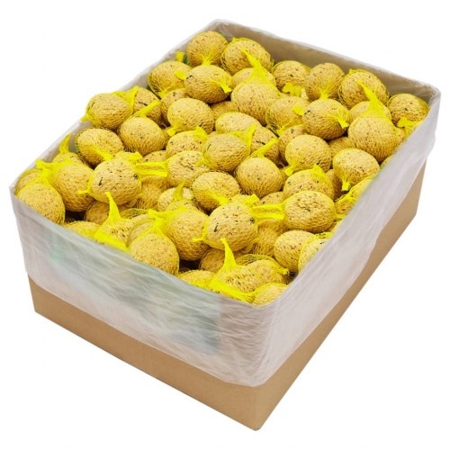 Bolas de gordura com rede para pássaros, sabor natural