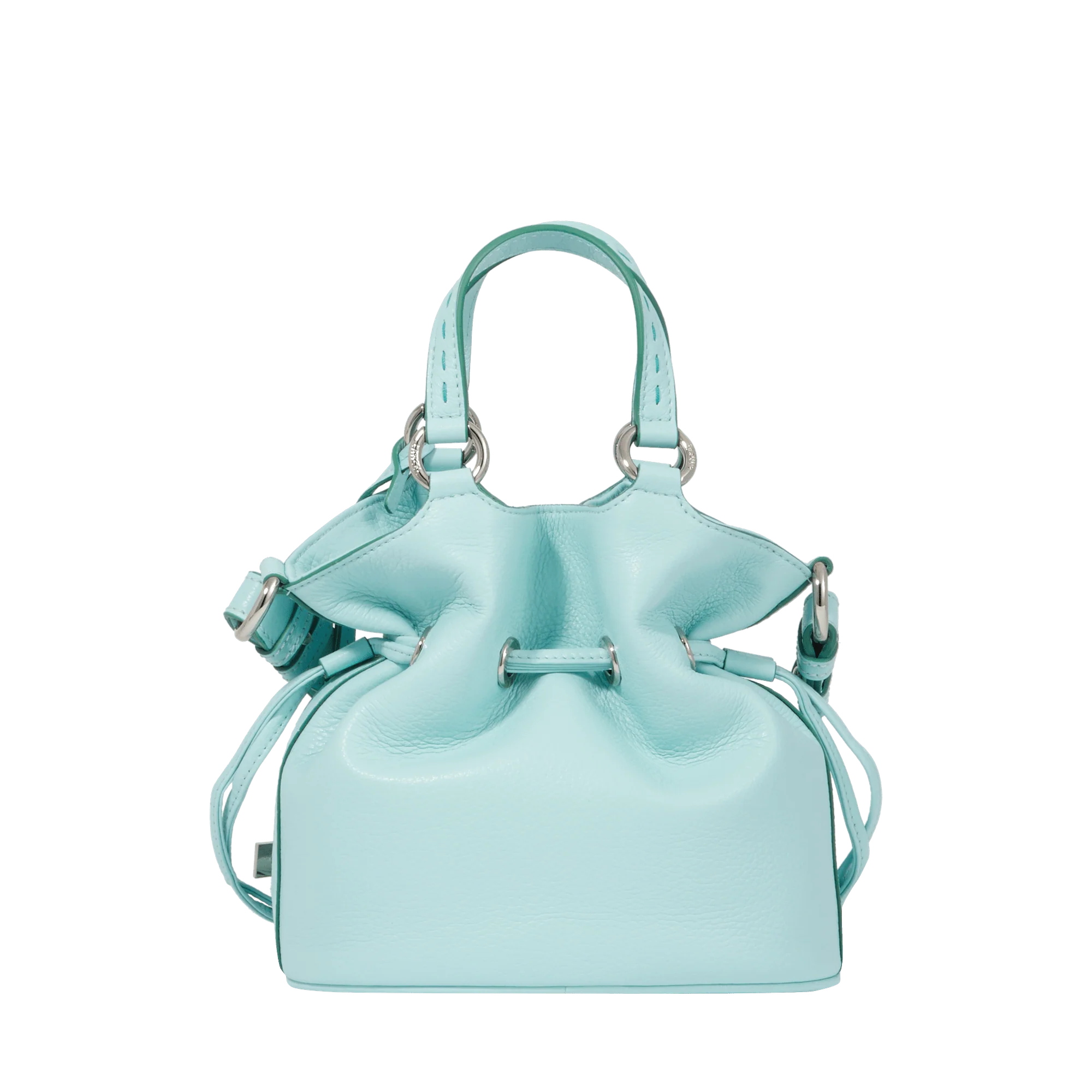 S bucket bag Premier Flirt de Lancel-Menthe/Emeraude