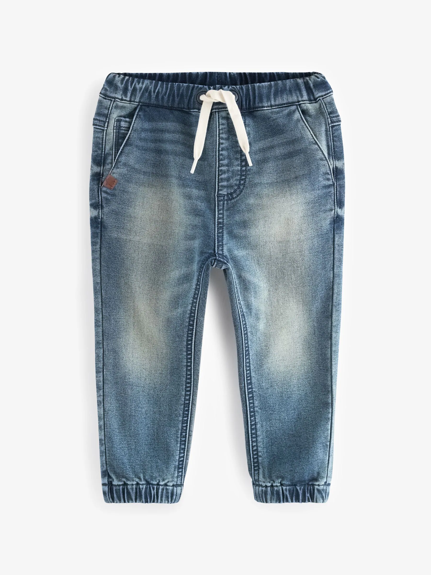 Normaal blauw - Jogger jeans met comfort stretch (3mnd-7jr)